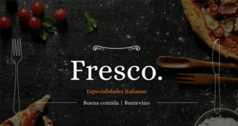 Página Web Restaurante Italiano